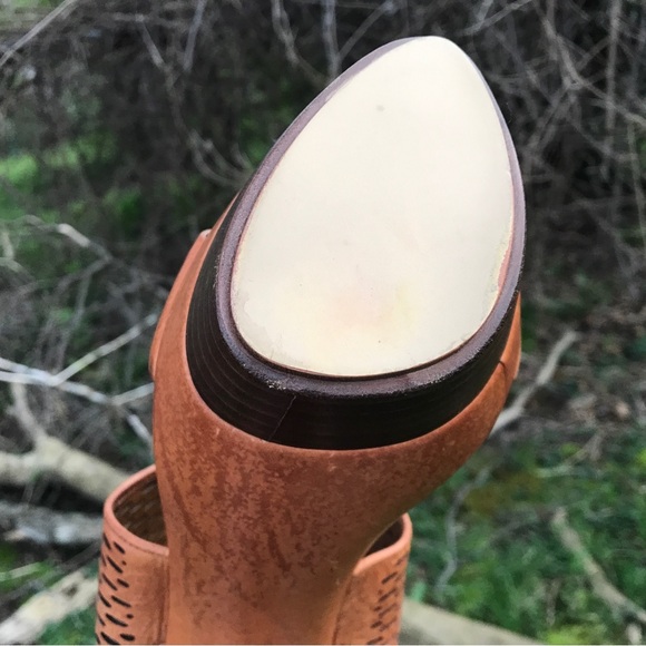 Rachel Zoe Rust Heels Fits Size 10 - Picture 11 of 12